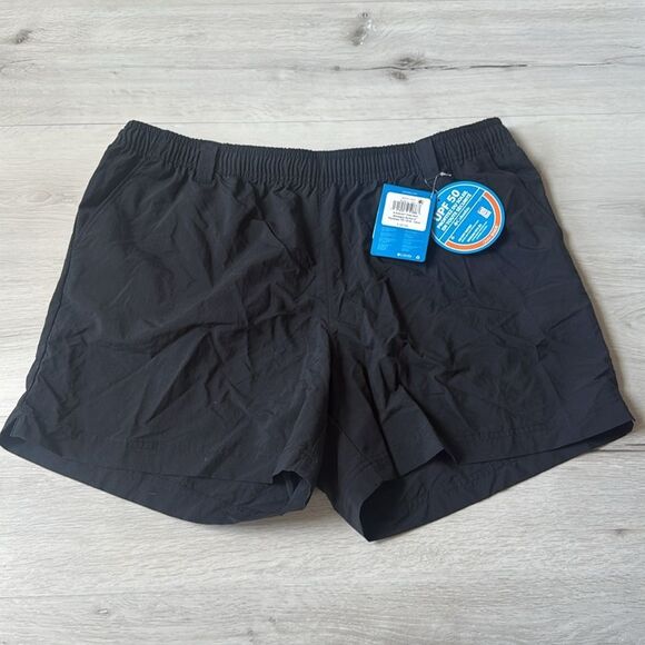 Columbia Women's PFG Backcast 5” Water Shorts black XL NWT - Picture 6 of 8